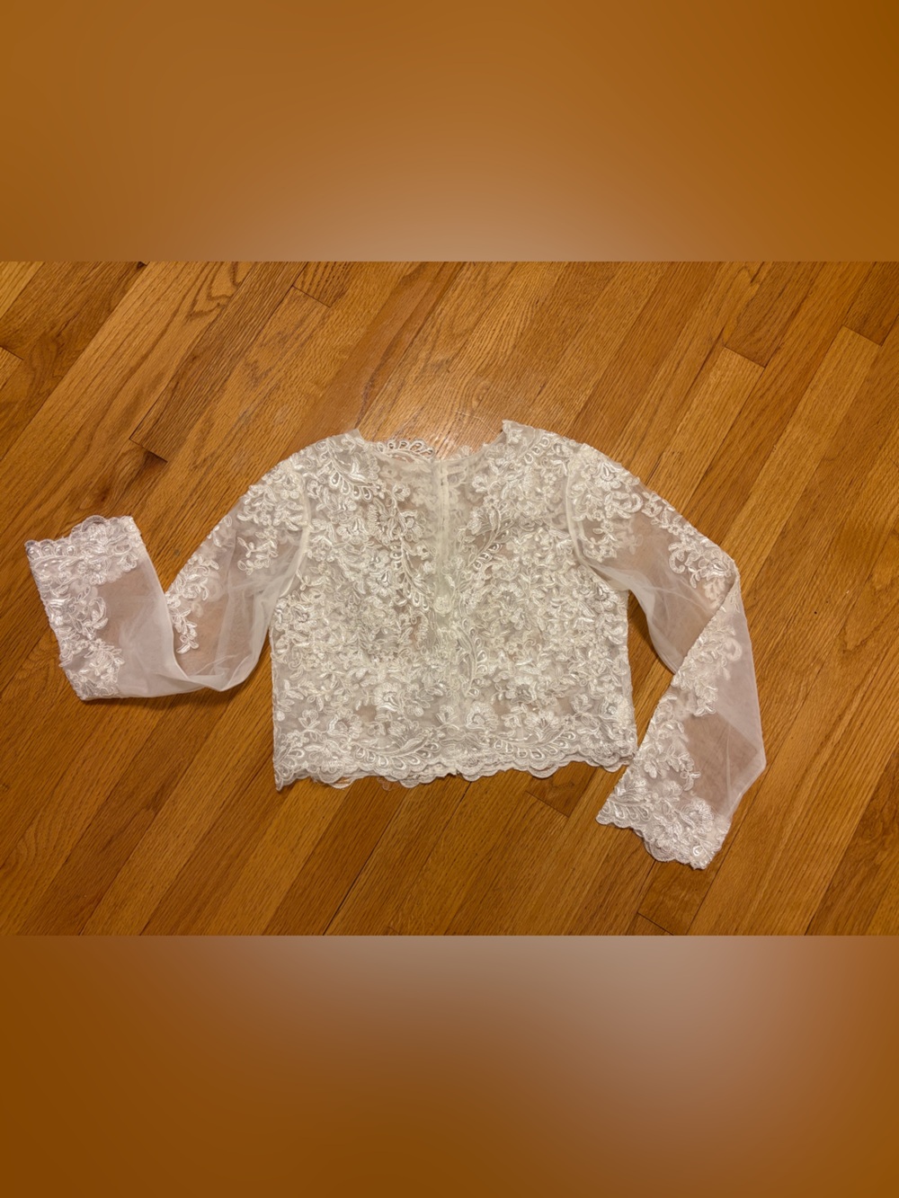 Bridal Lace Bolero Embroidered